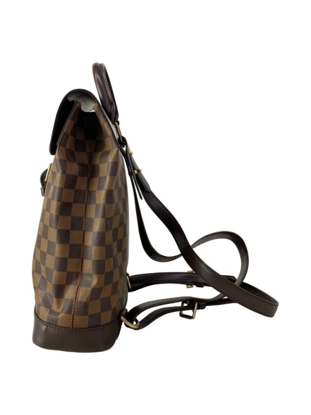 Louis Vuitton Backpack Sac Damier Soho Ebene - Picture 4 of 15